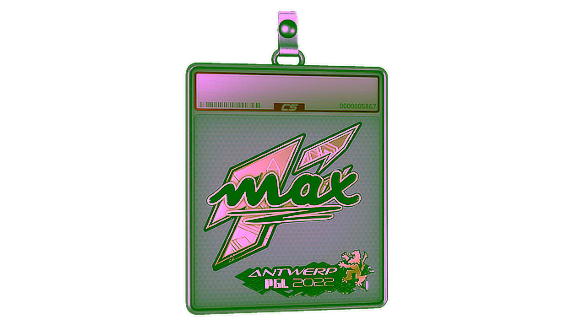 Display for Sticker Slab | max (Gold) | Antwerp 2022