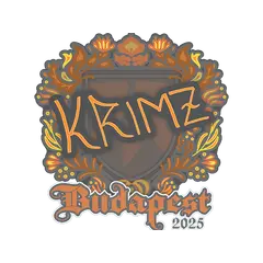 Sticker KRIMZ Budapest 2025