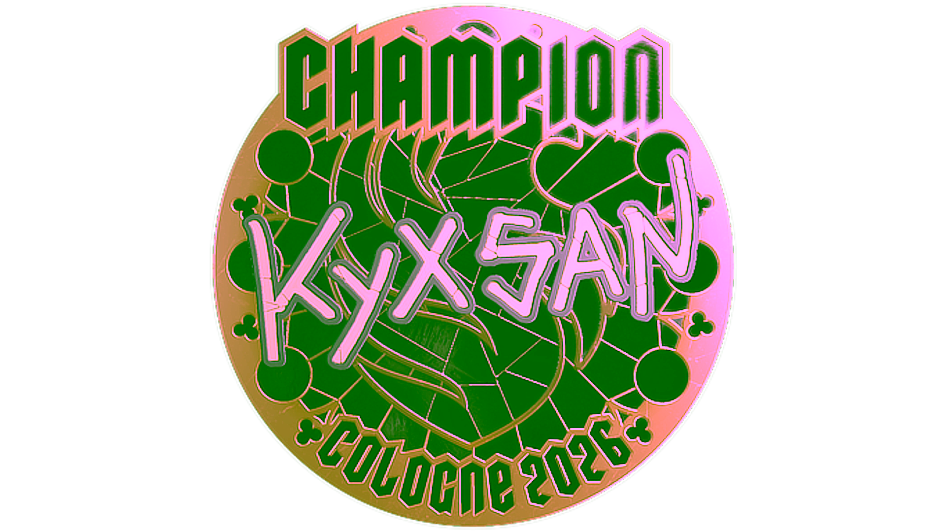 Display for Sticker | kyxsan (Gold, Champion) | Cologne 2026