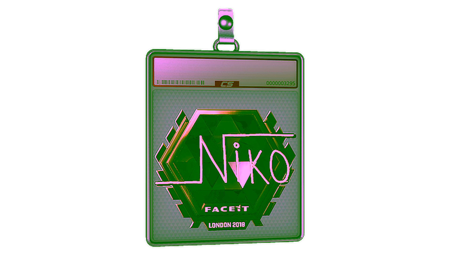 Display for Sticker Slab | niko (Gold)  | London 2018