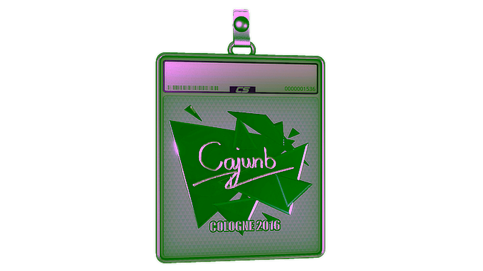 Affichage pour Sticker Slab | cajunb (Foil) | Cologne 2016