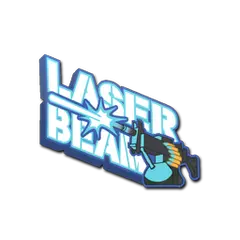 Sticker Laser Beam