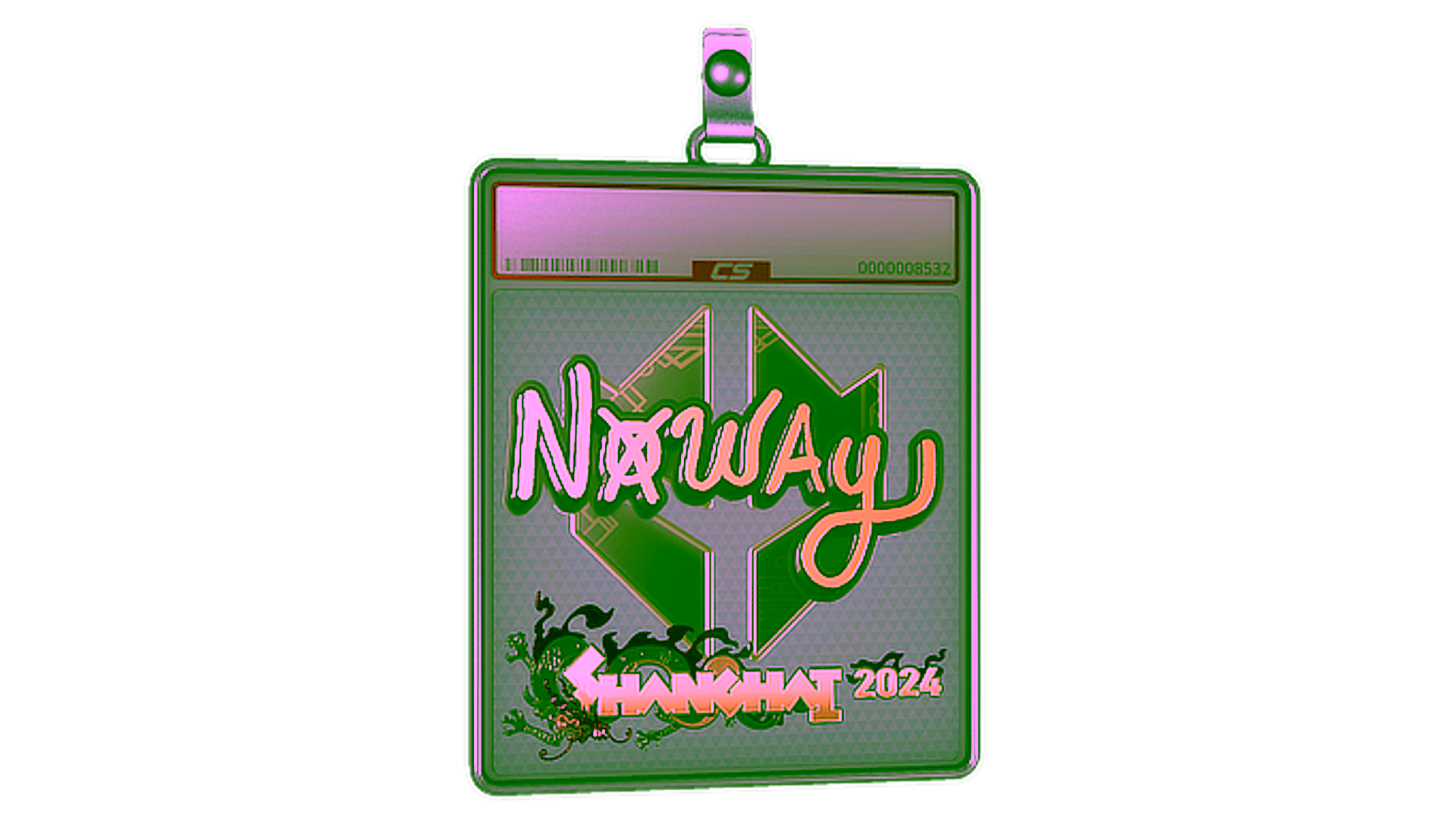 Display for Sticker Slab | noway (Gold) | Shanghai 2024
