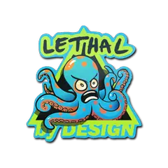 Sticker Blue Lethal
