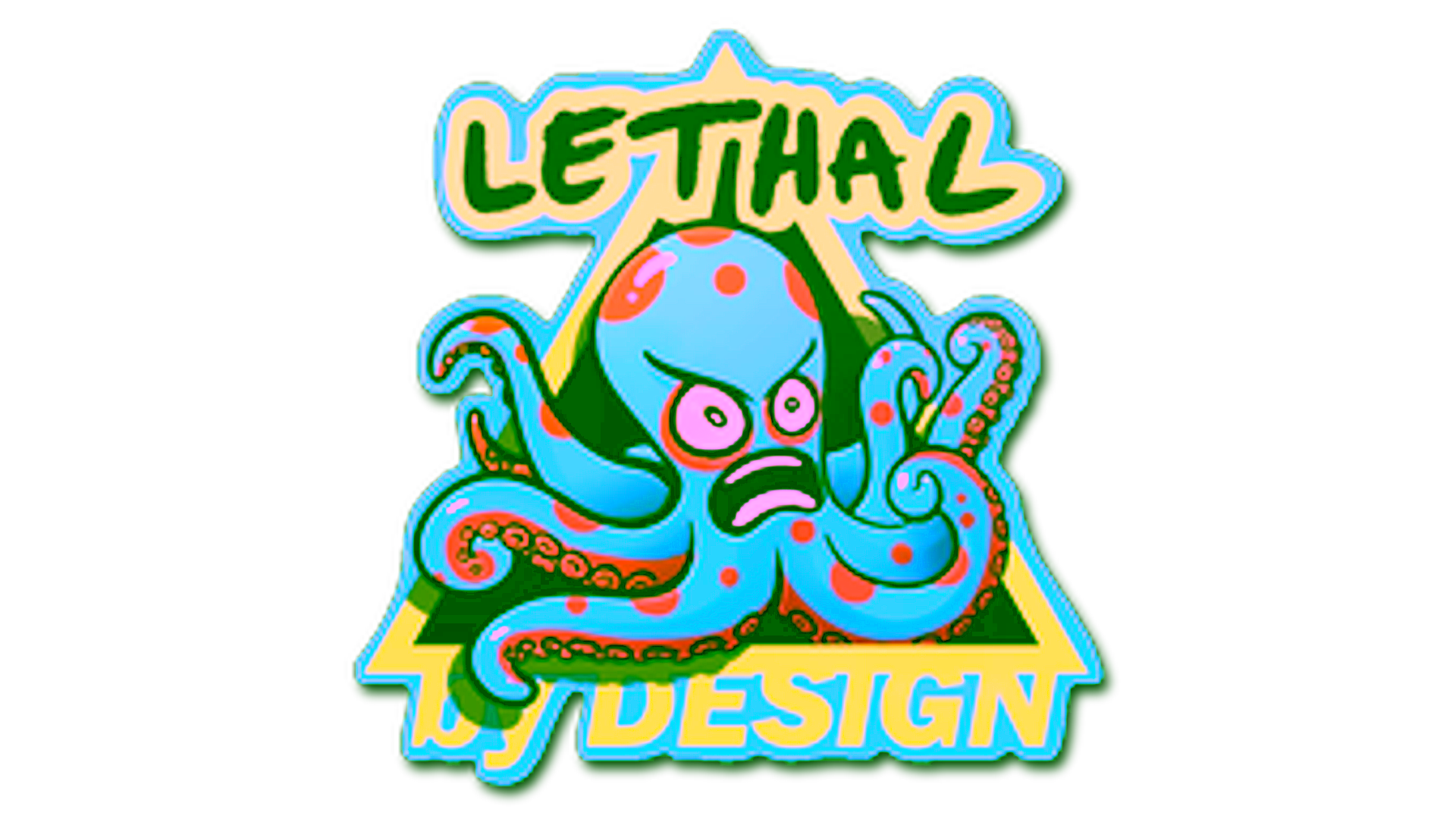 Display for Sticker | Blue Lethal