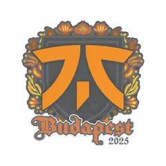 Sticker fnatic Budapest 2025