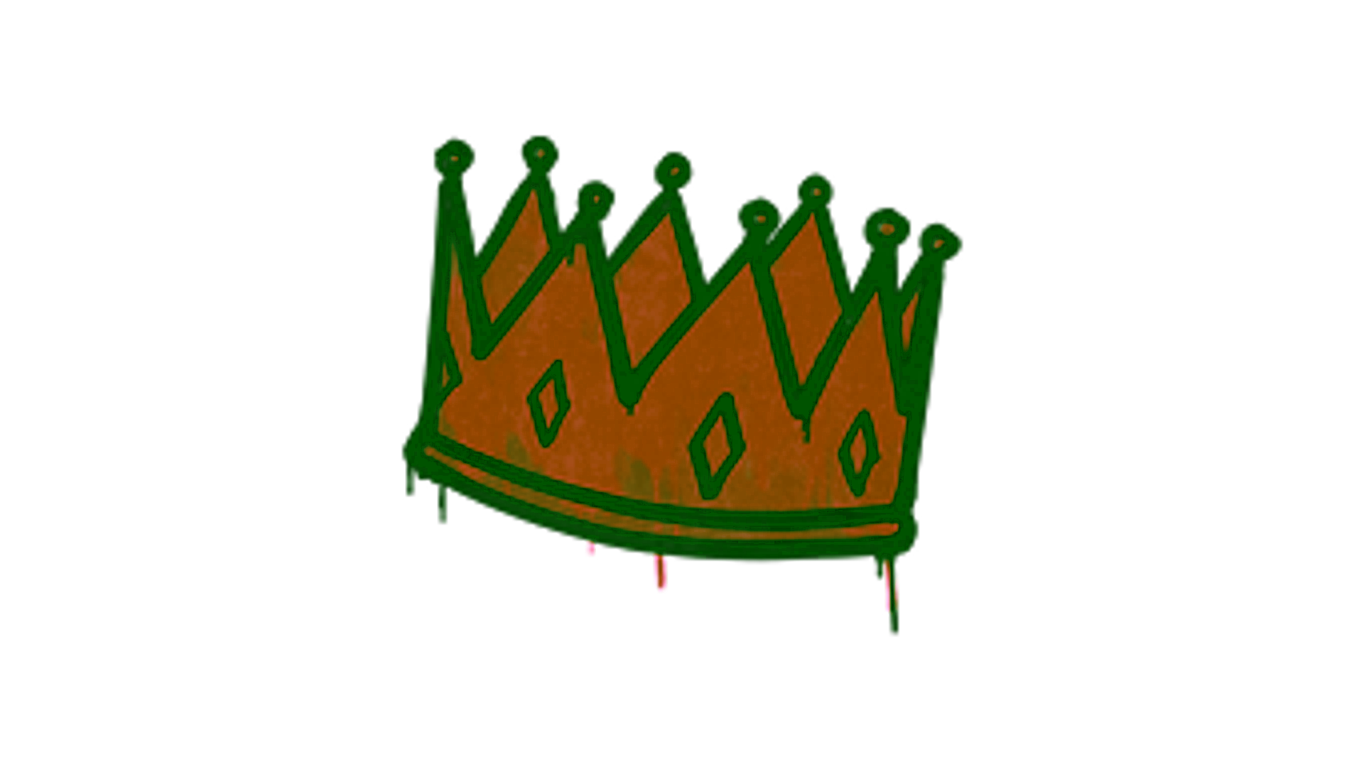 Display for Sealed Graffiti | King Me (Blood Red)