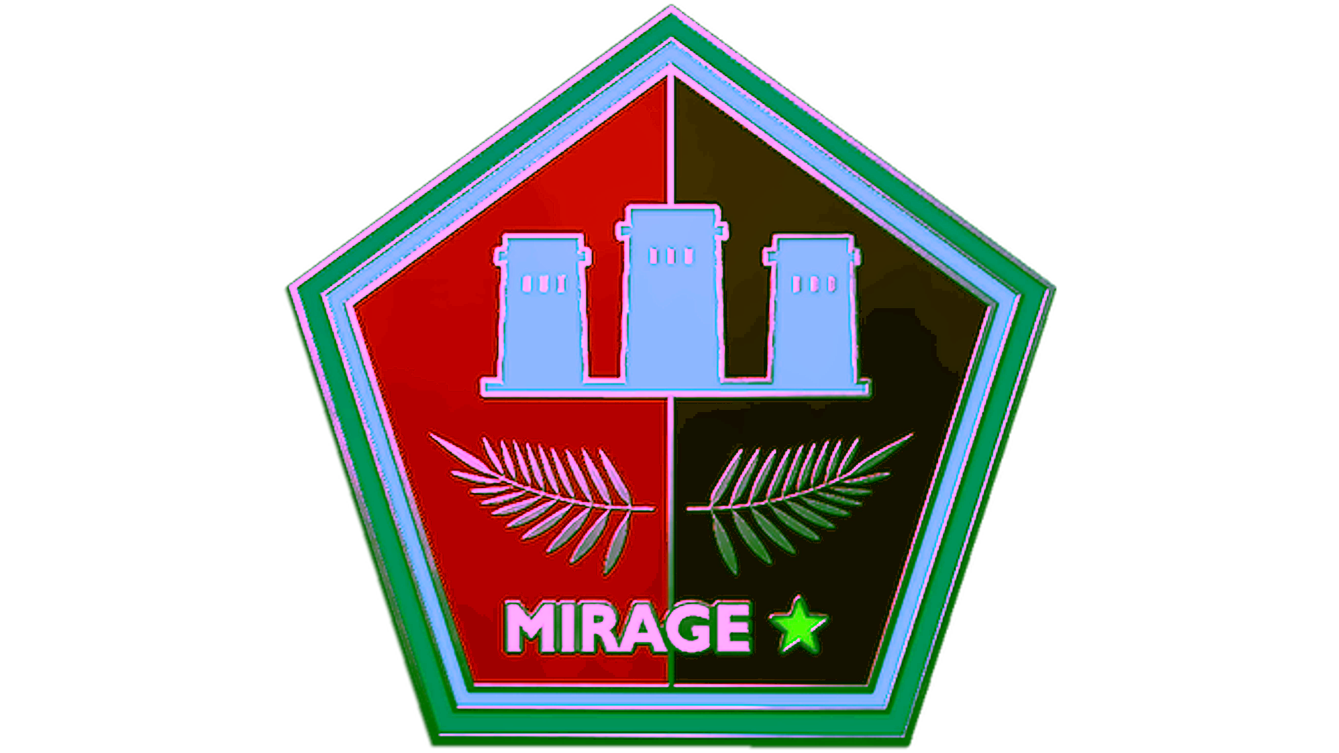 Display for Genuine Mirage Pin
