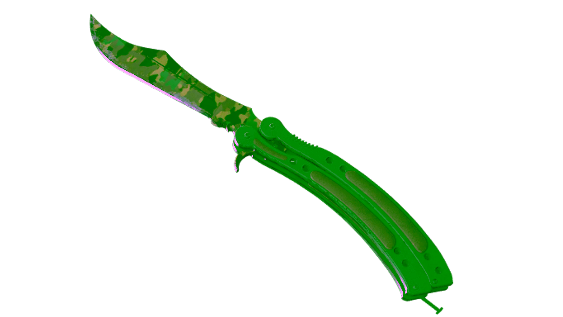 عرض لـ ★ StatTrak™ Butterfly Knife | Boreal Forest (Well-Worn)