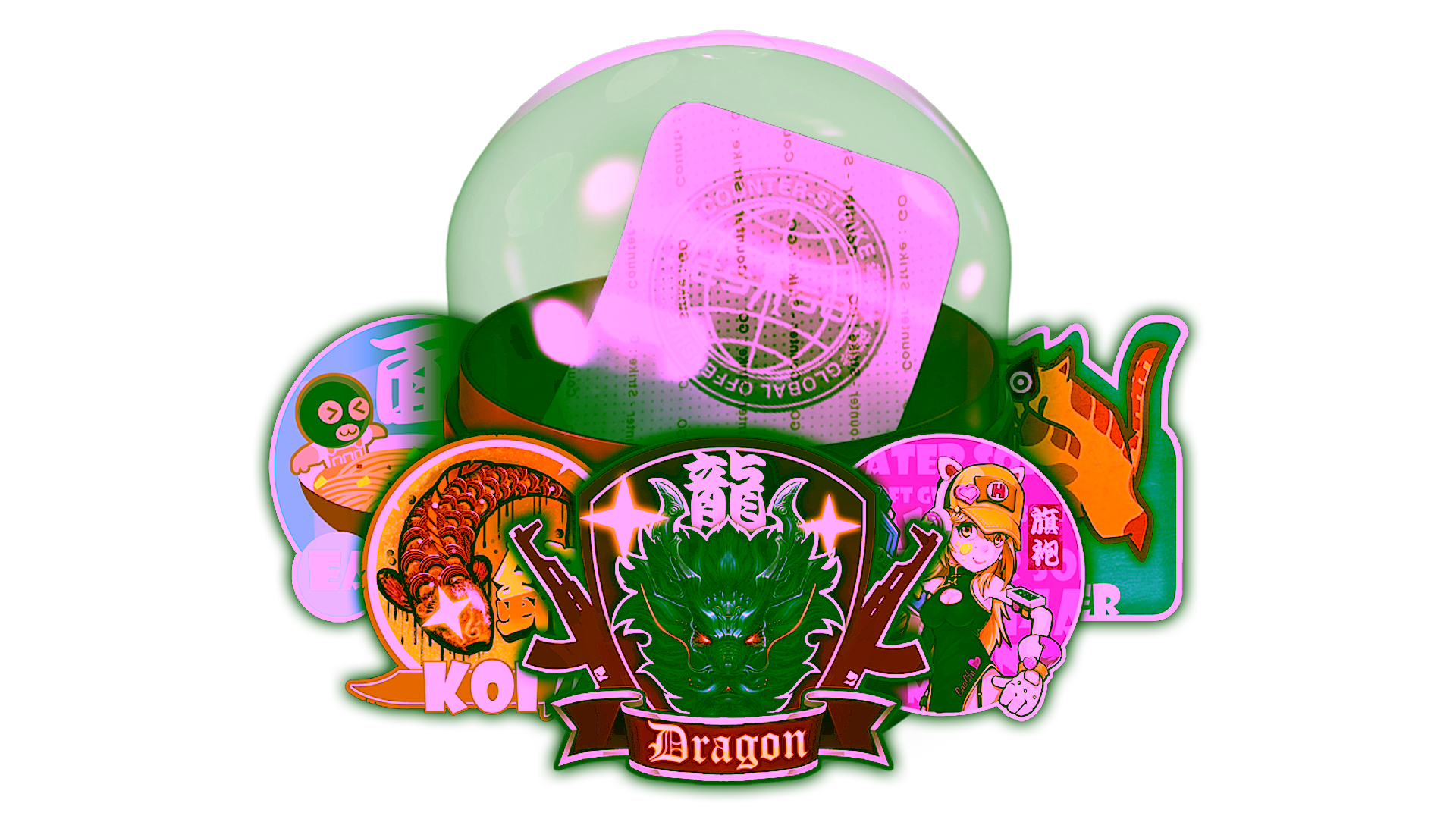 Exibição para Perfect World Sticker Capsule 1