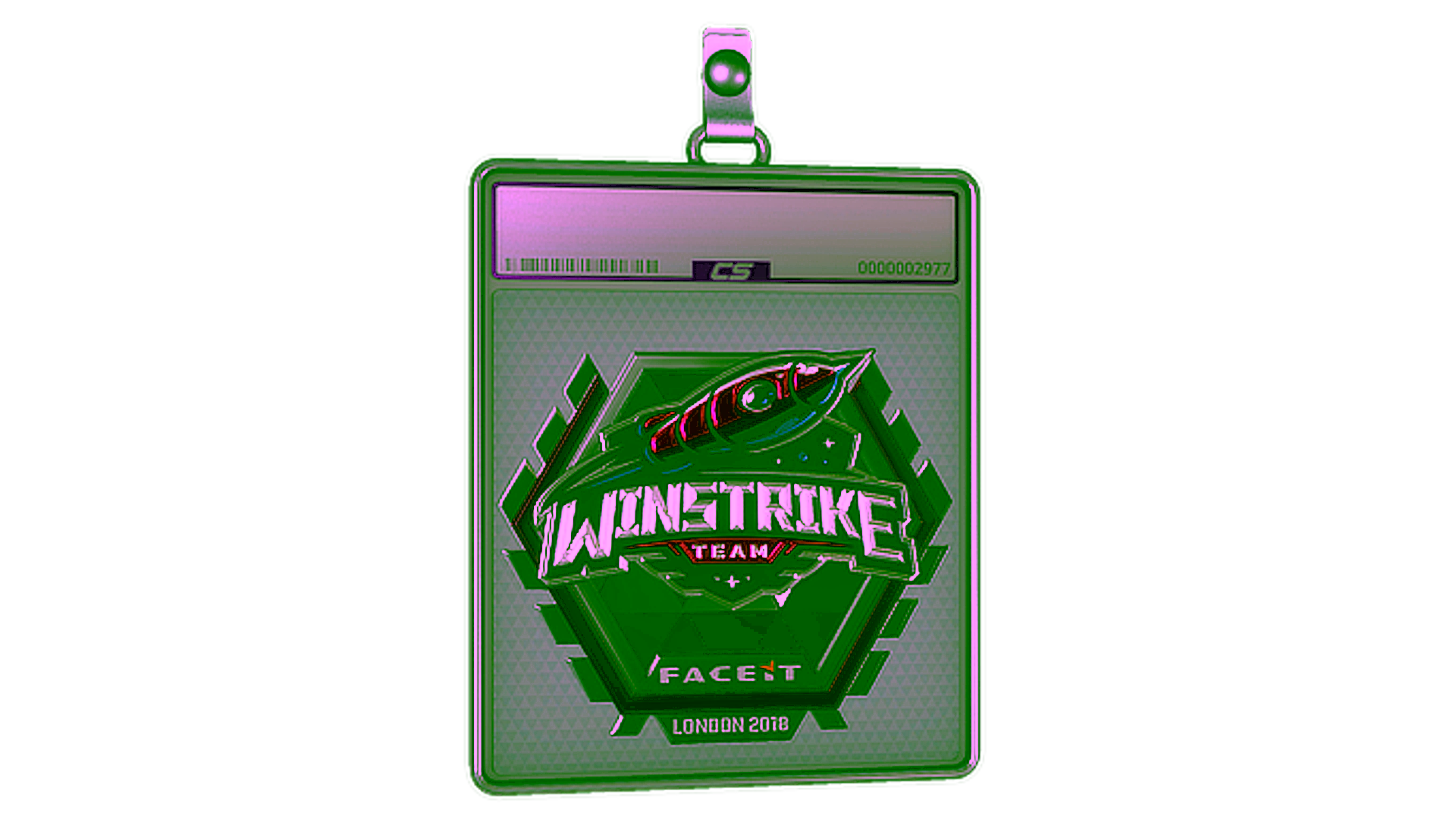 Display for Sticker Slab | Winstrike Team (Foil) | London 2018