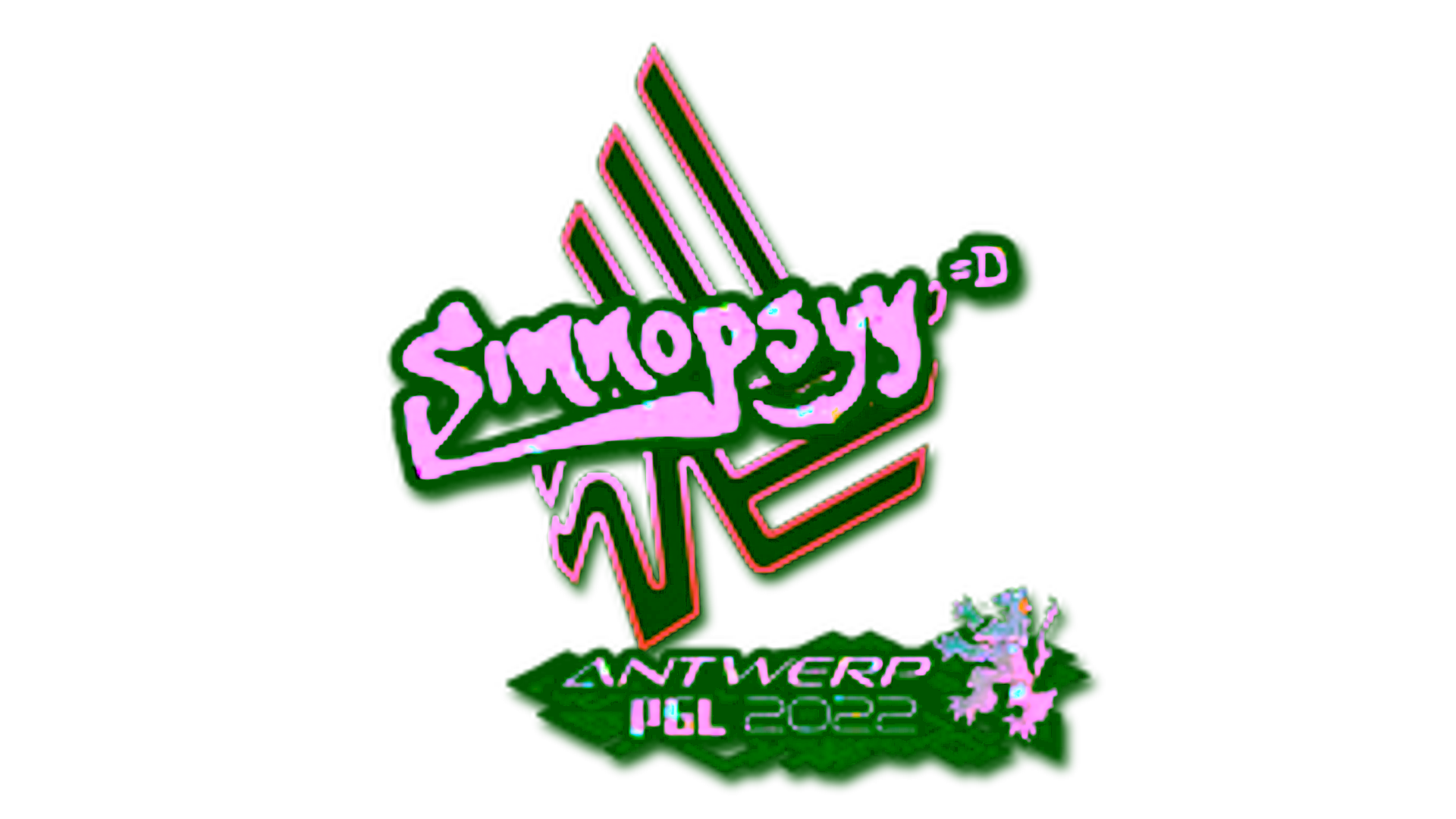 Display for Sticker | sinnopsyy (Glitter) | Antwerp 2022