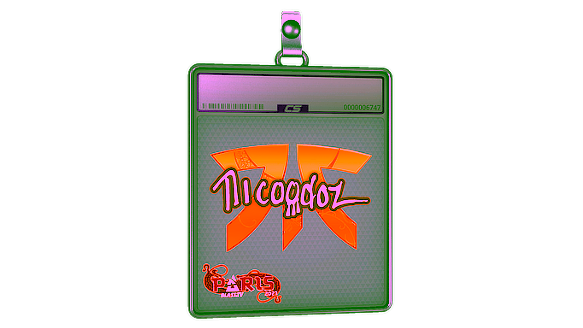 Display for Sticker Slab | nicoodoz (Holo) | Paris 2023