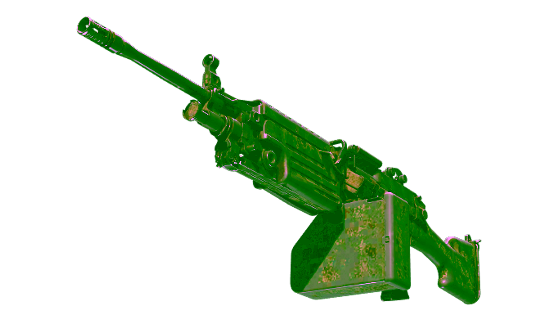 Дисплей для M249 | Predator (Battle-Scarred)