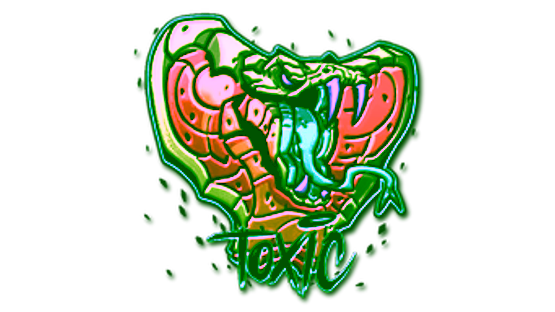 Дисплей для Sticker | Toxic (Foil)