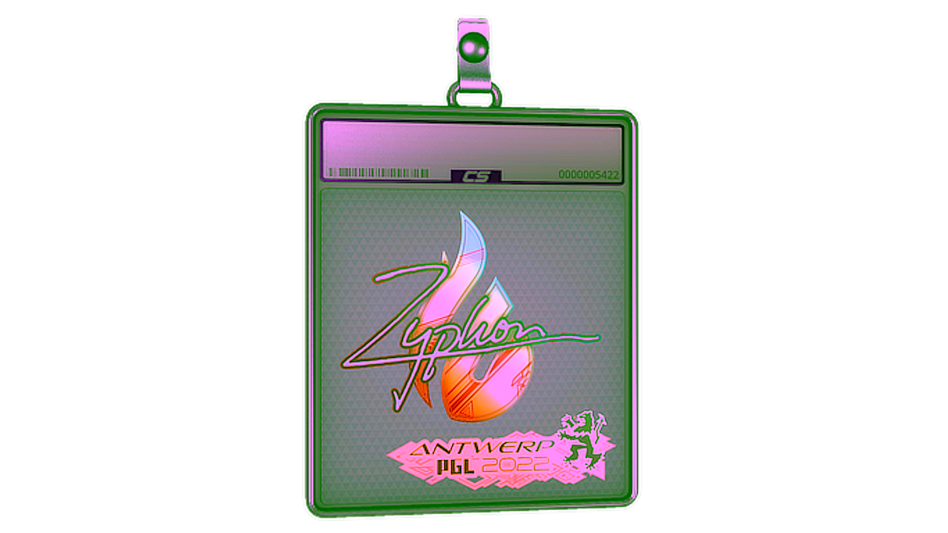 Display for Sticker Slab | Zyphon (Holo) | Antwerp 2022