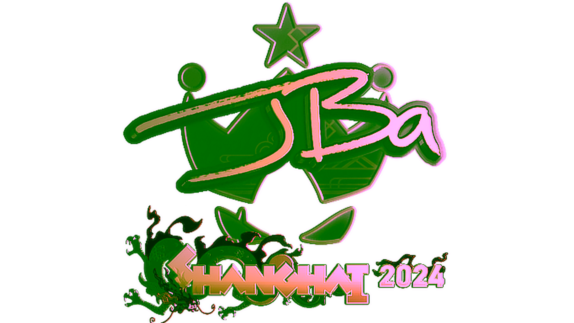 Display for Sticker | JBa (Gold) | Shanghai 2024