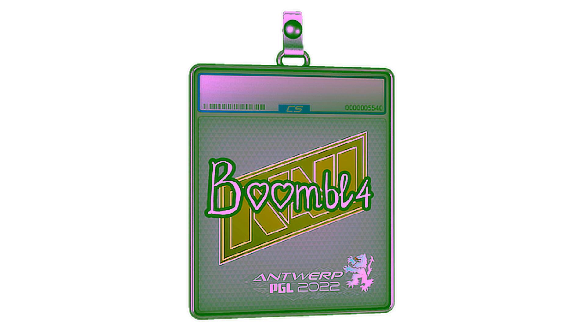 Display for Sticker Slab | Boombl4 | Antwerp 2022