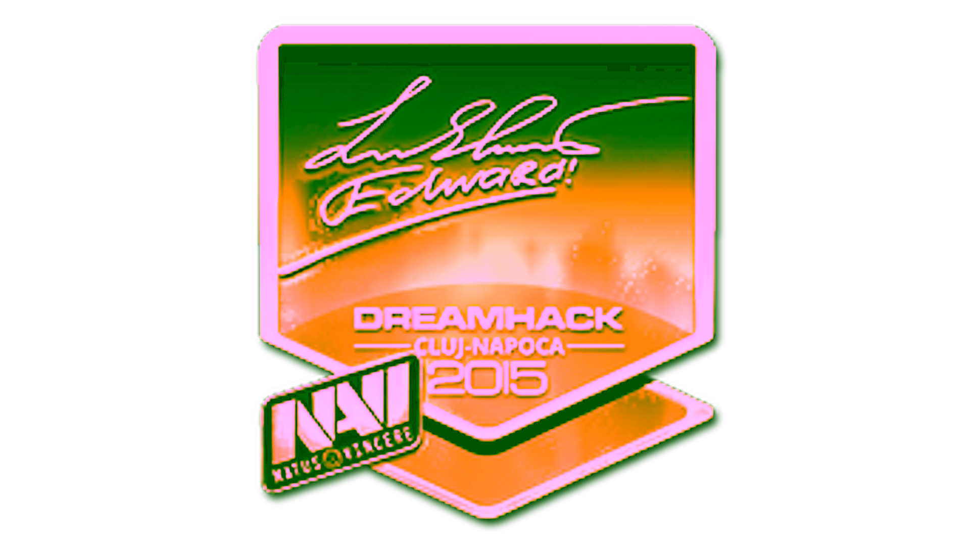 Display for Sticker | Edward (Gold) | Cluj-Napoca 2015