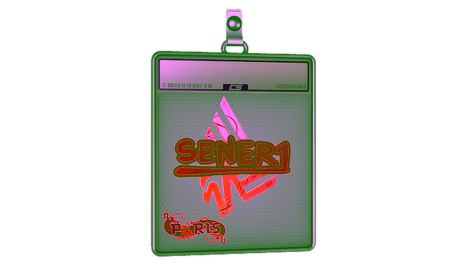 Affichage pour Sticker Slab | SENER1 (Holo) | Paris 2023