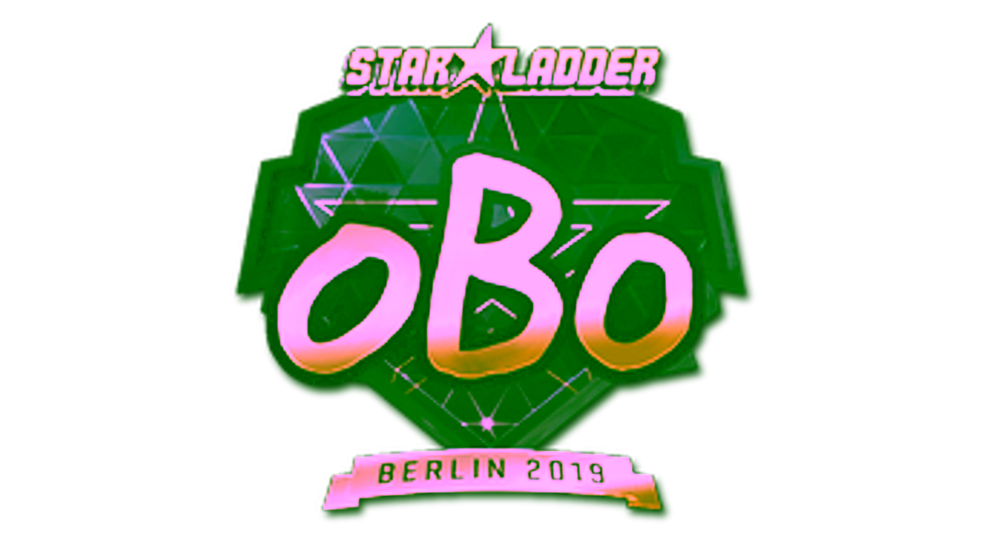 Anzeige für Sticker | oBo (Gold) | Berlin 2019