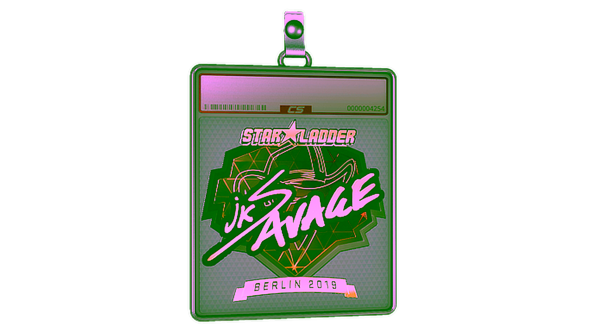 Display for Sticker Slab | jks (Gold) | Berlin 2019