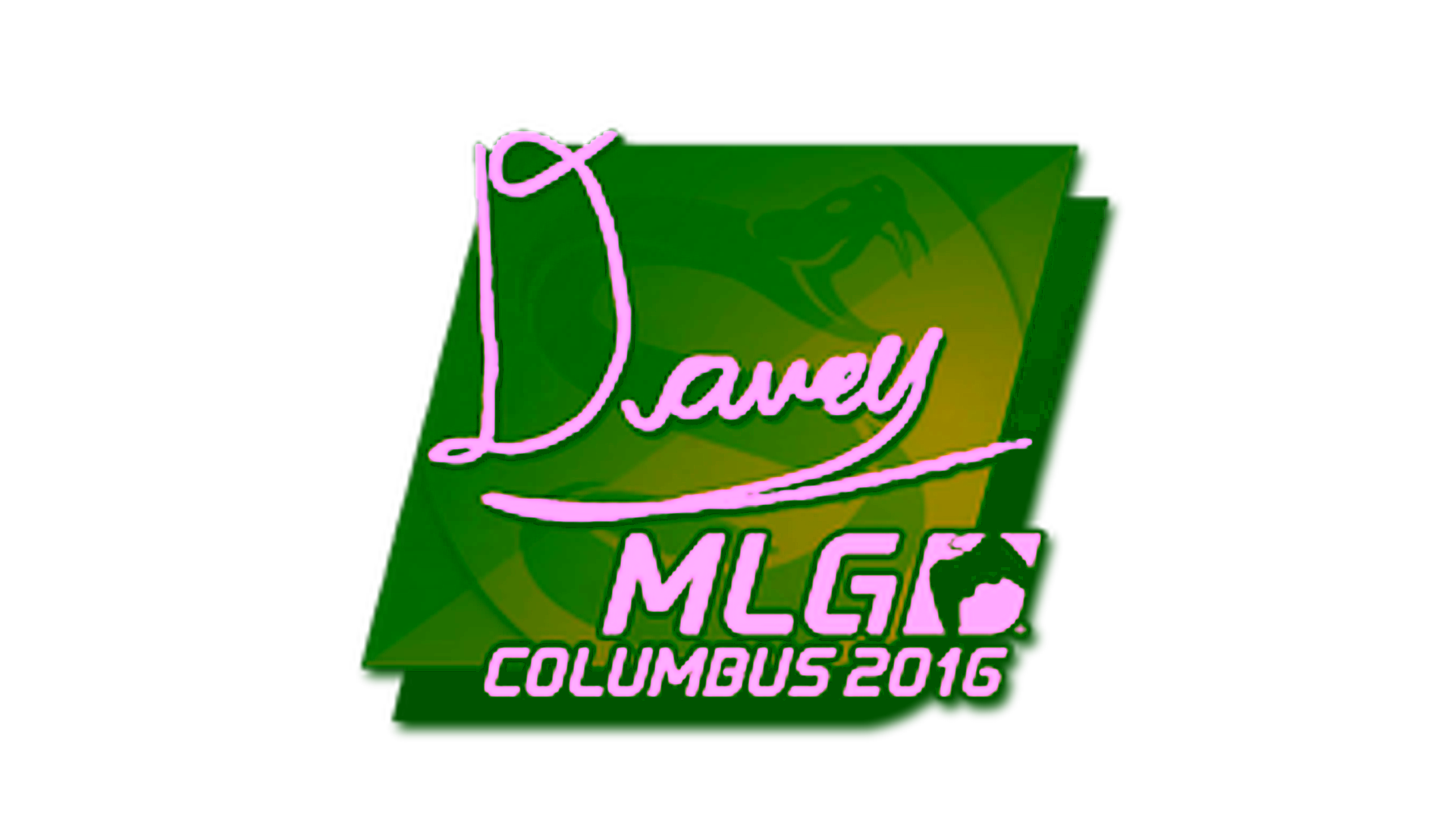 Display for Sticker | DAVEY | MLG Columbus 2016