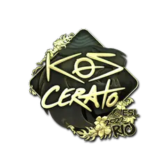 Sticker | KSCERATO (Gold) | Rio 2022