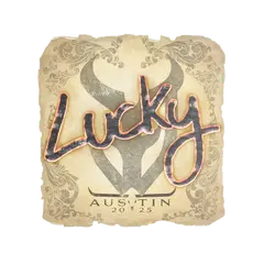 Sticker Lucky Austin 2025