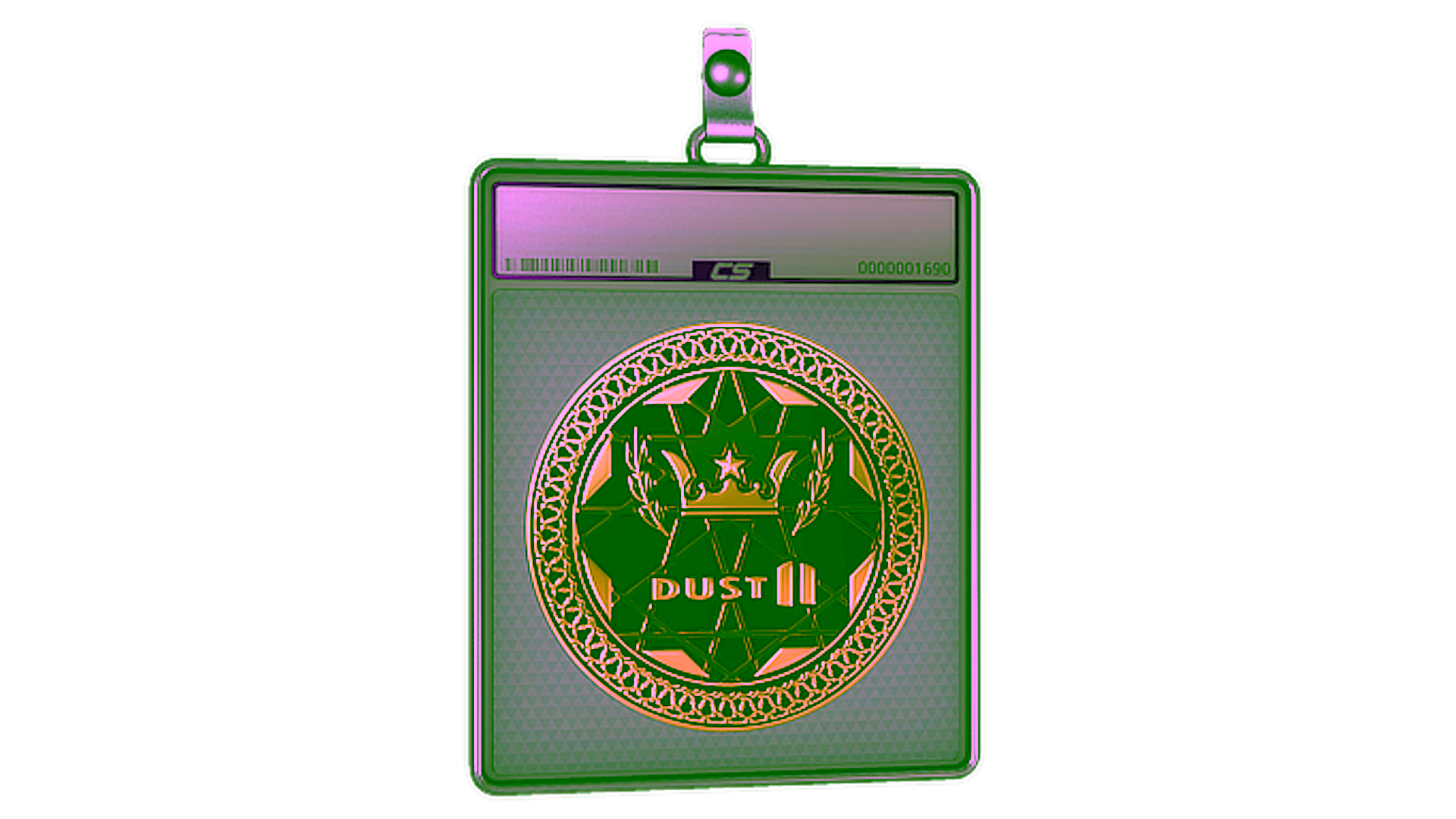 Visar för Sticker Slab | Dust II (Gold)