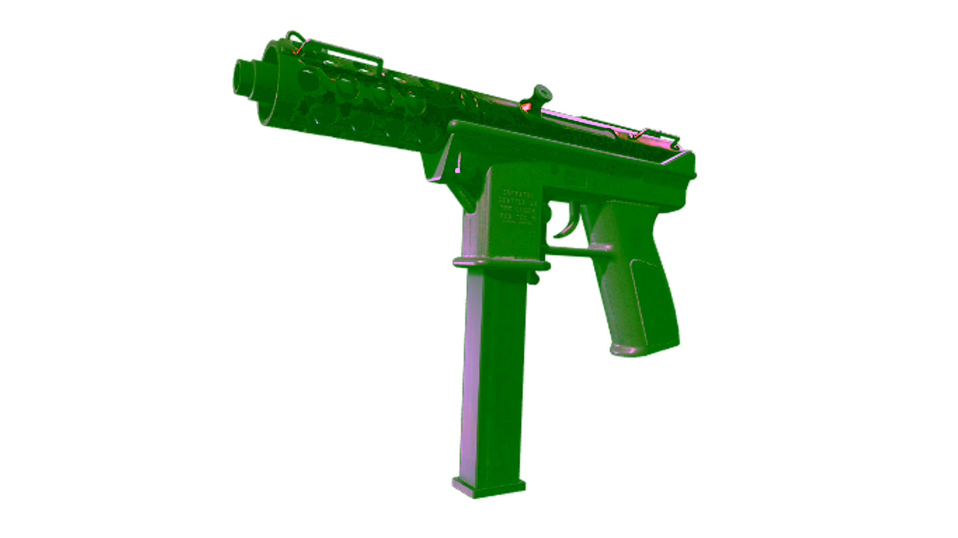 Display for Souvenir Tec-9 | Red Quartz (Well-Worn)