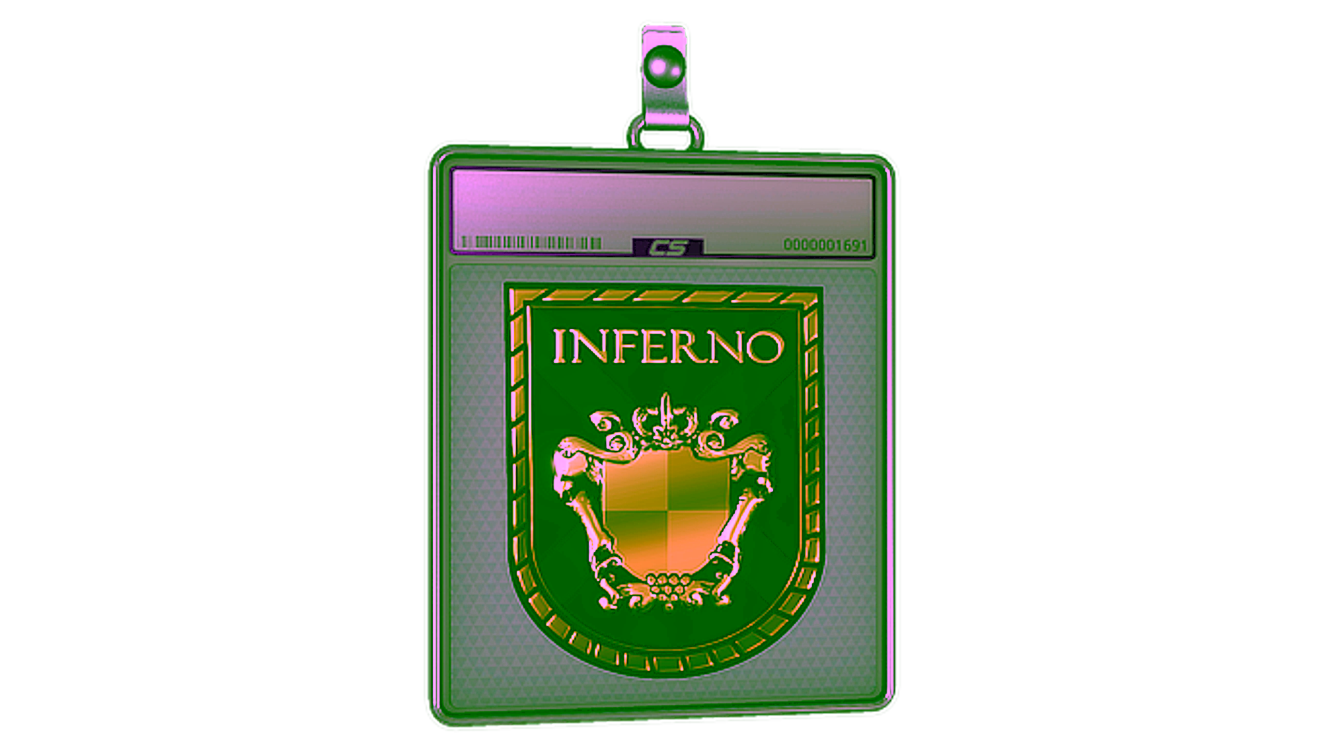Visar för Sticker Slab | Inferno (Gold)