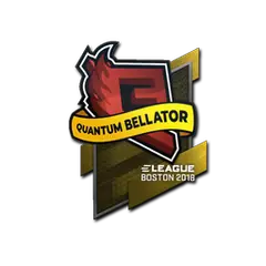 Sticker Quantum Bellator Fire Boston 2018