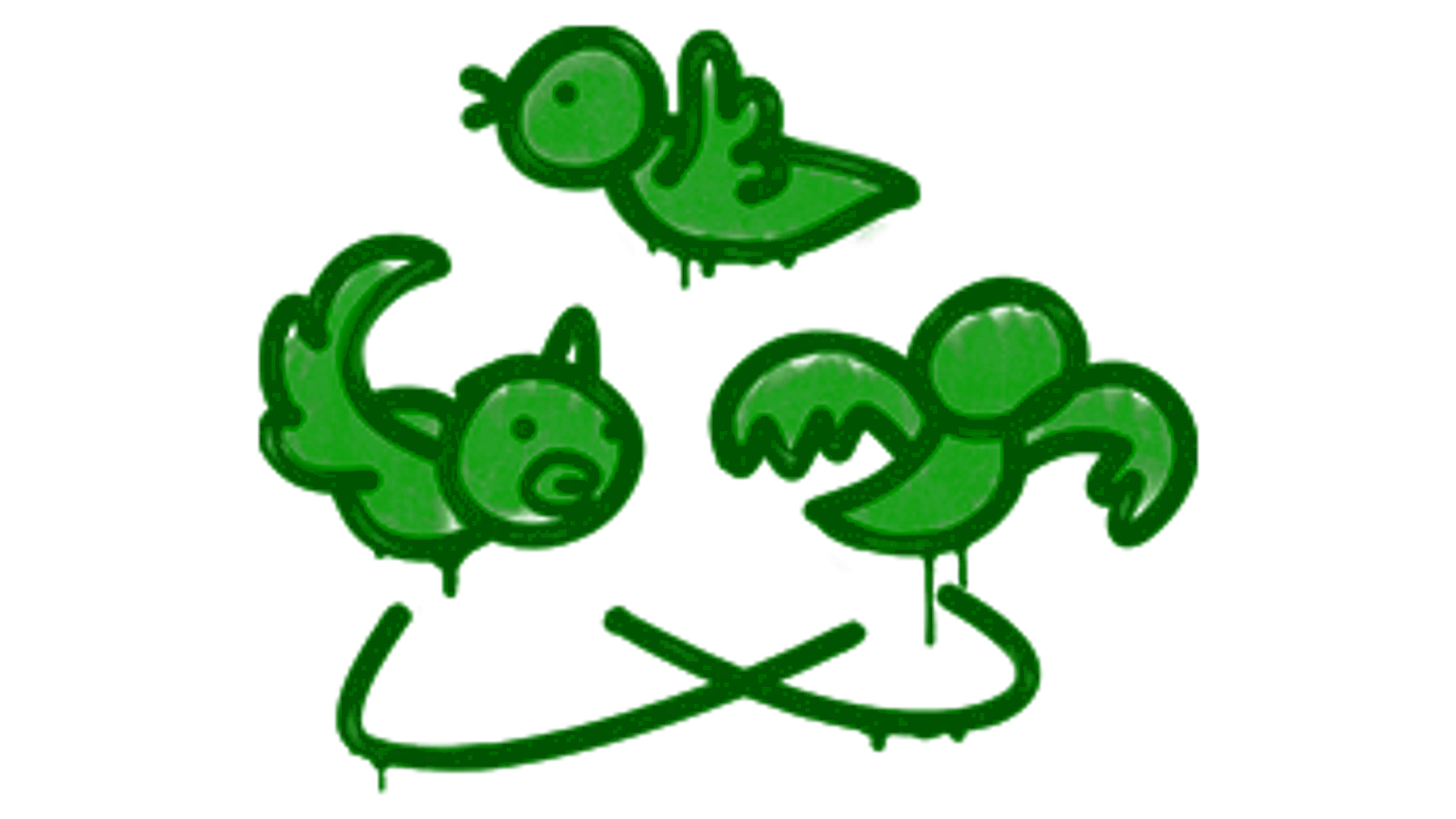 Display for Sealed Graffiti | Dizzy (Jungle Green)