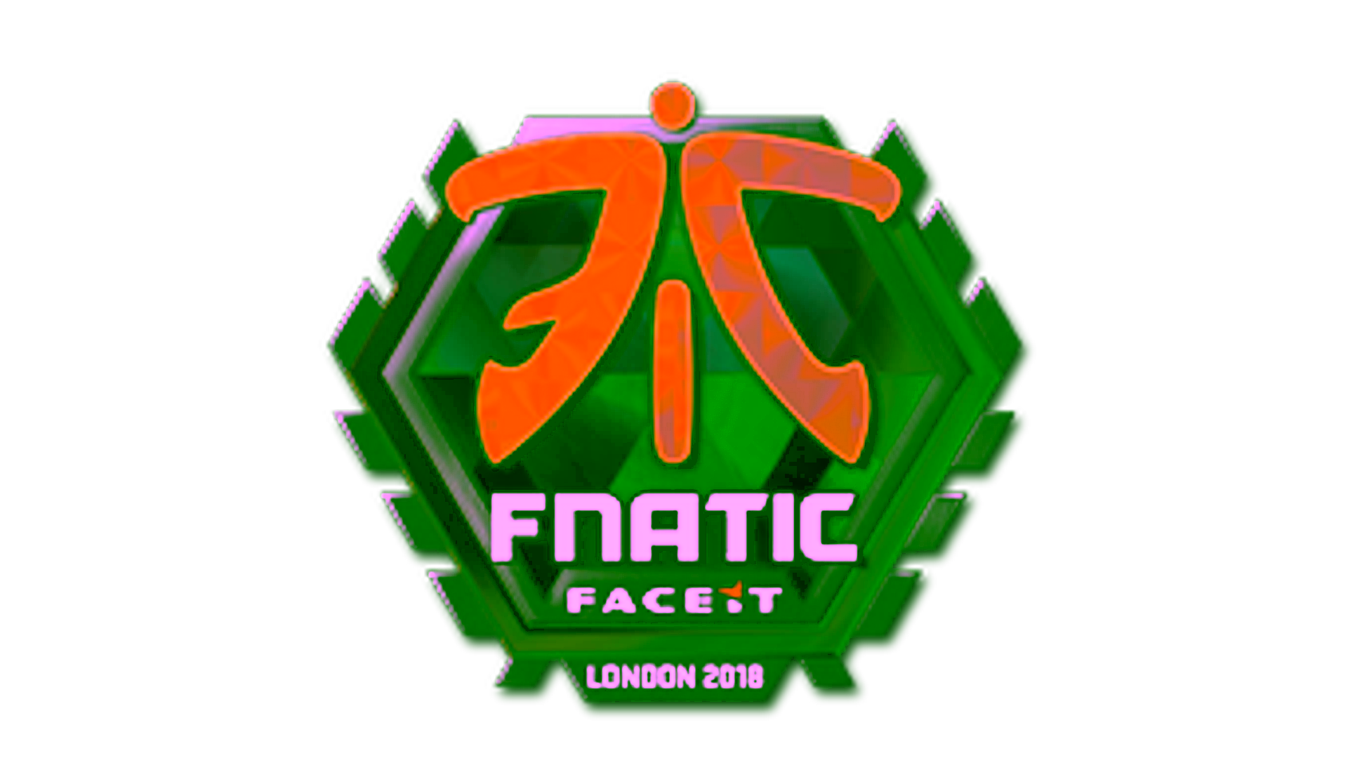 Display for Sticker | Fnatic (Holo) | London 2018