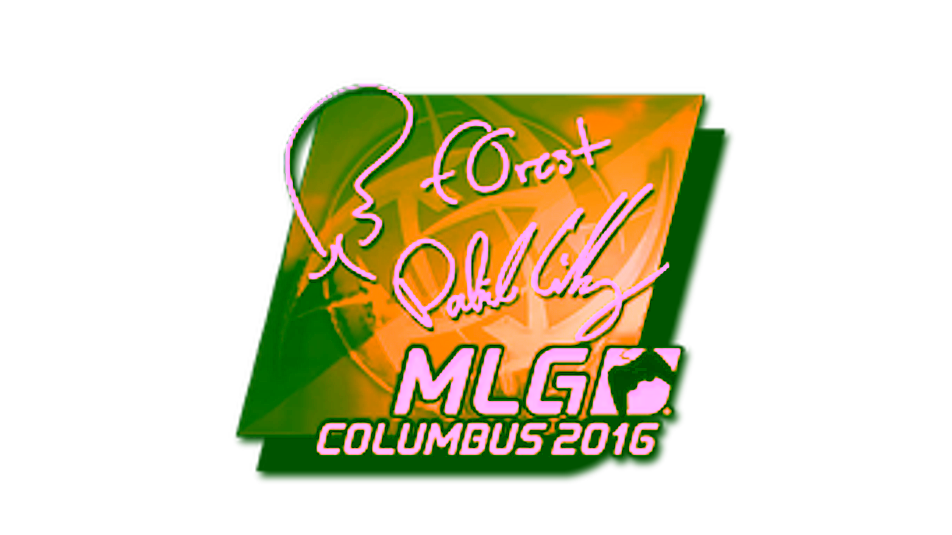 Display for Sticker | f0rest (Gold) | MLG Columbus 2016