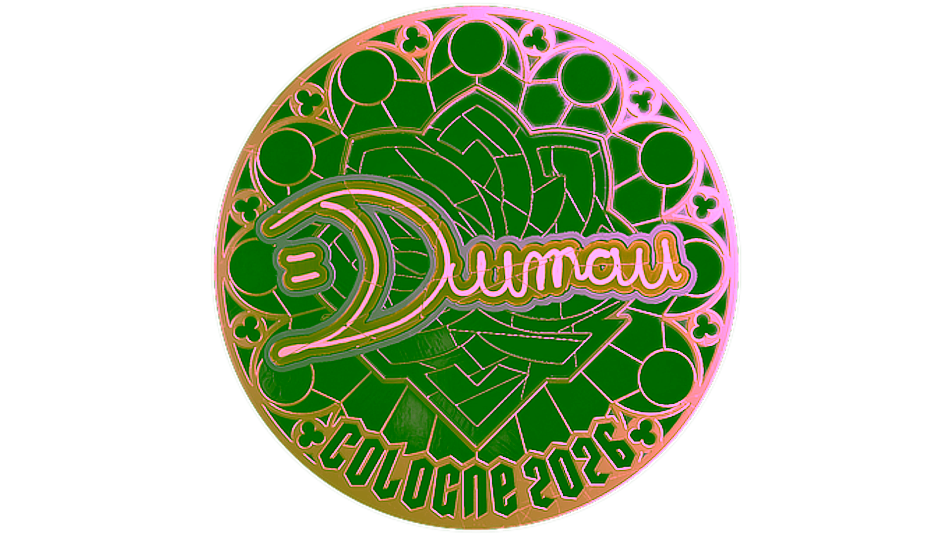 Visar för Sticker | dumau (Gold) | Cologne 2026
