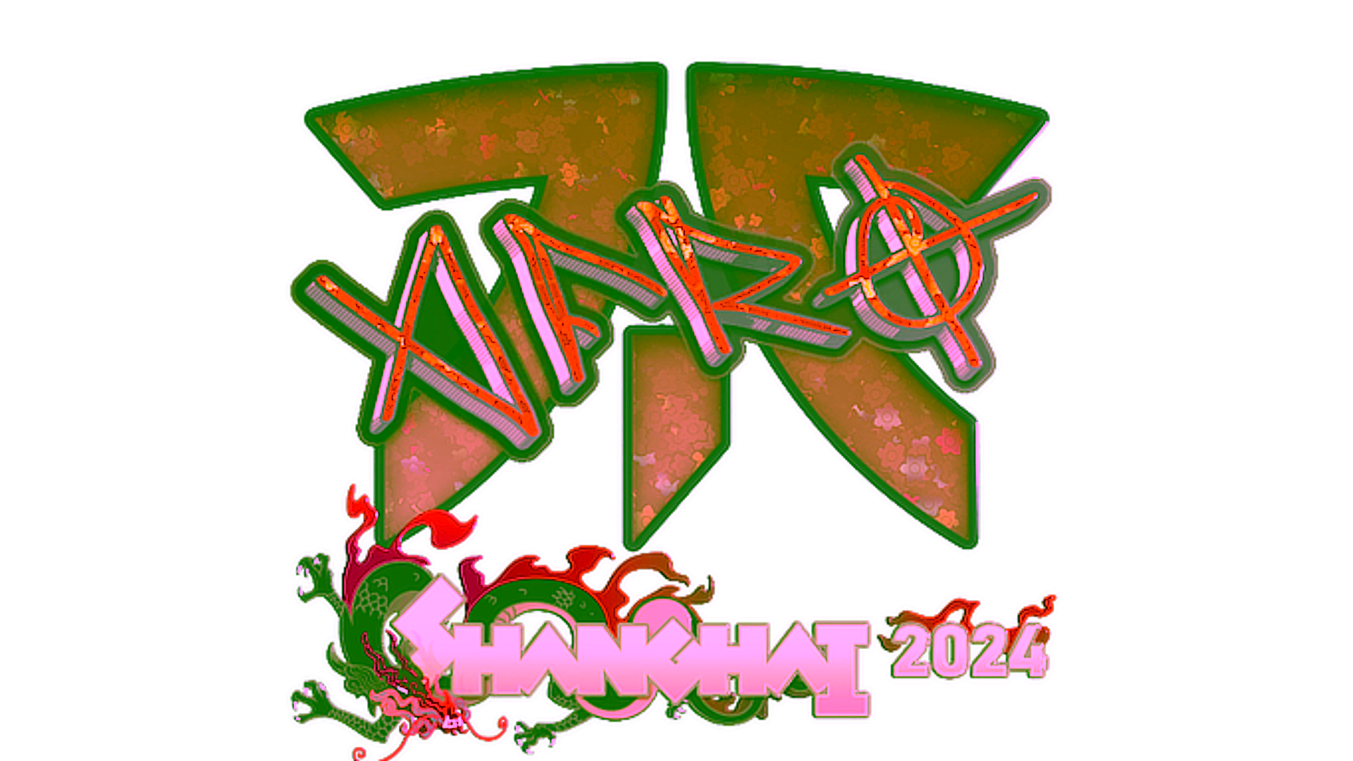 Display for Sticker | afro (Glitter) | Shanghai 2024