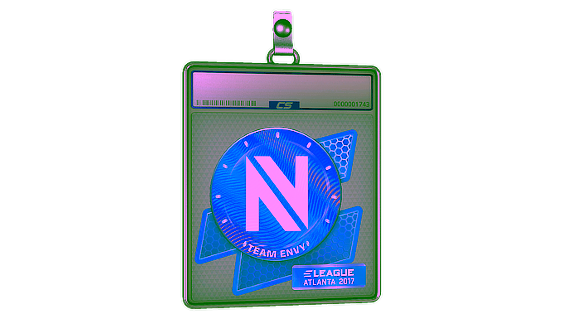 Display for Sticker Slab | Team EnVyUs (Holo) | Atlanta 2017