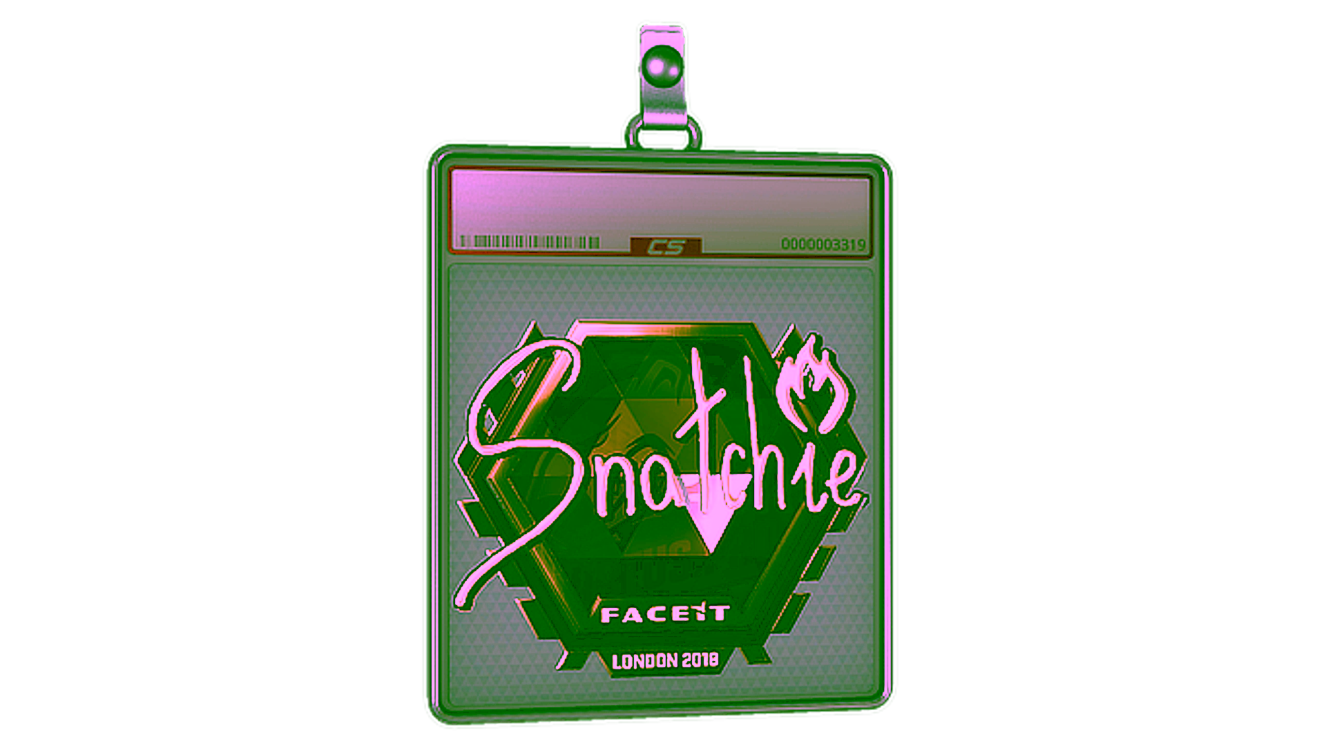 Mostrar para Sticker Slab | snatchie (Gold) | London 2018