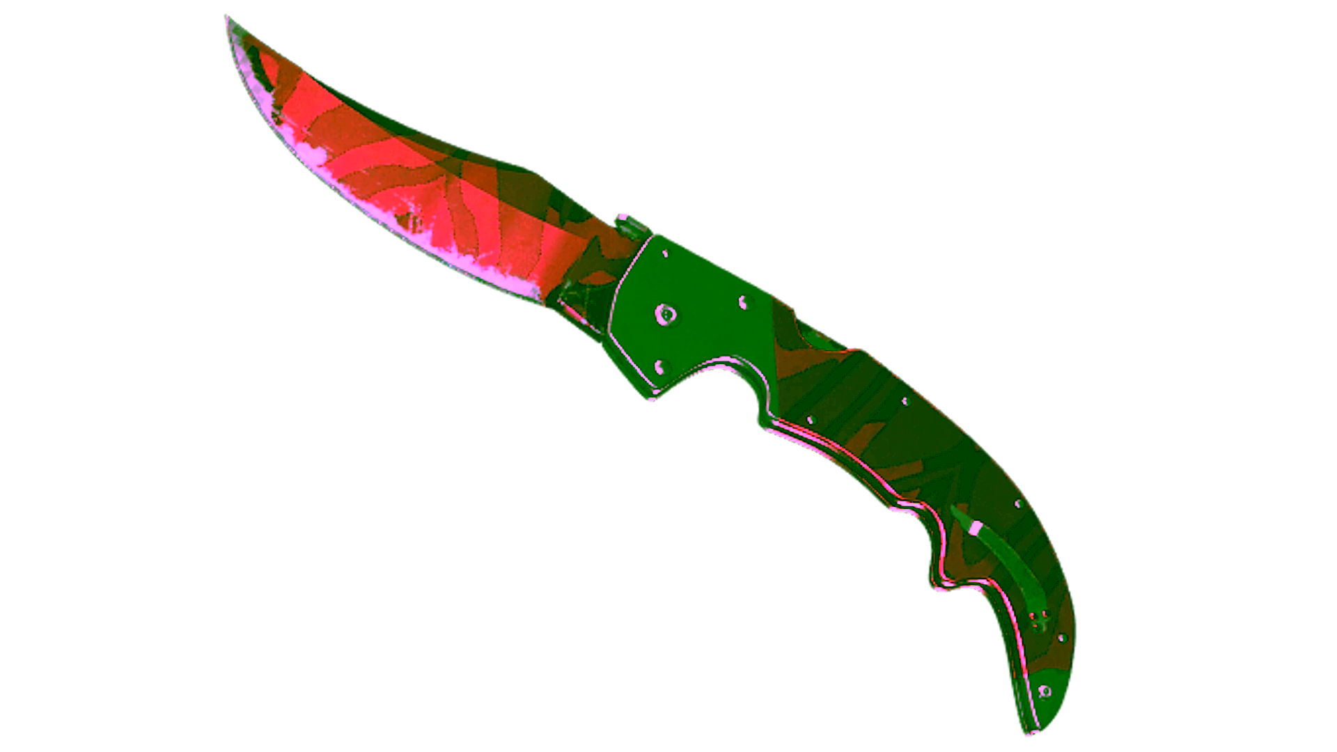 Visar för ★ StatTrak™ Falchion Knife | Slaughter (Field-Tested)