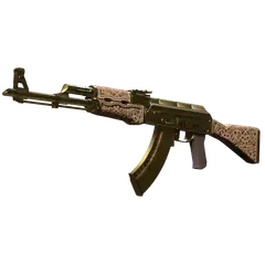 Souvenir AK-47 | Gold Arabesque (Field-Tested)