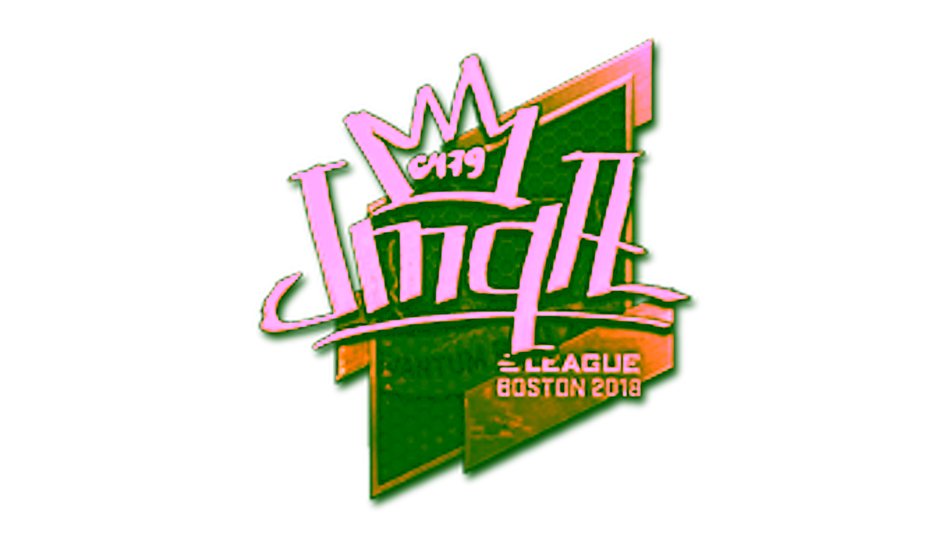 Display for Sticker | jmqa (Gold) | Boston 2018