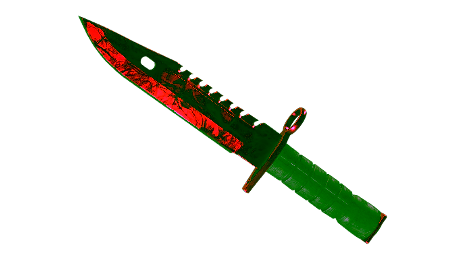 عرض لـ ★ StatTrak™ M9 Bayonet | Doppler Ruby (Factory New)