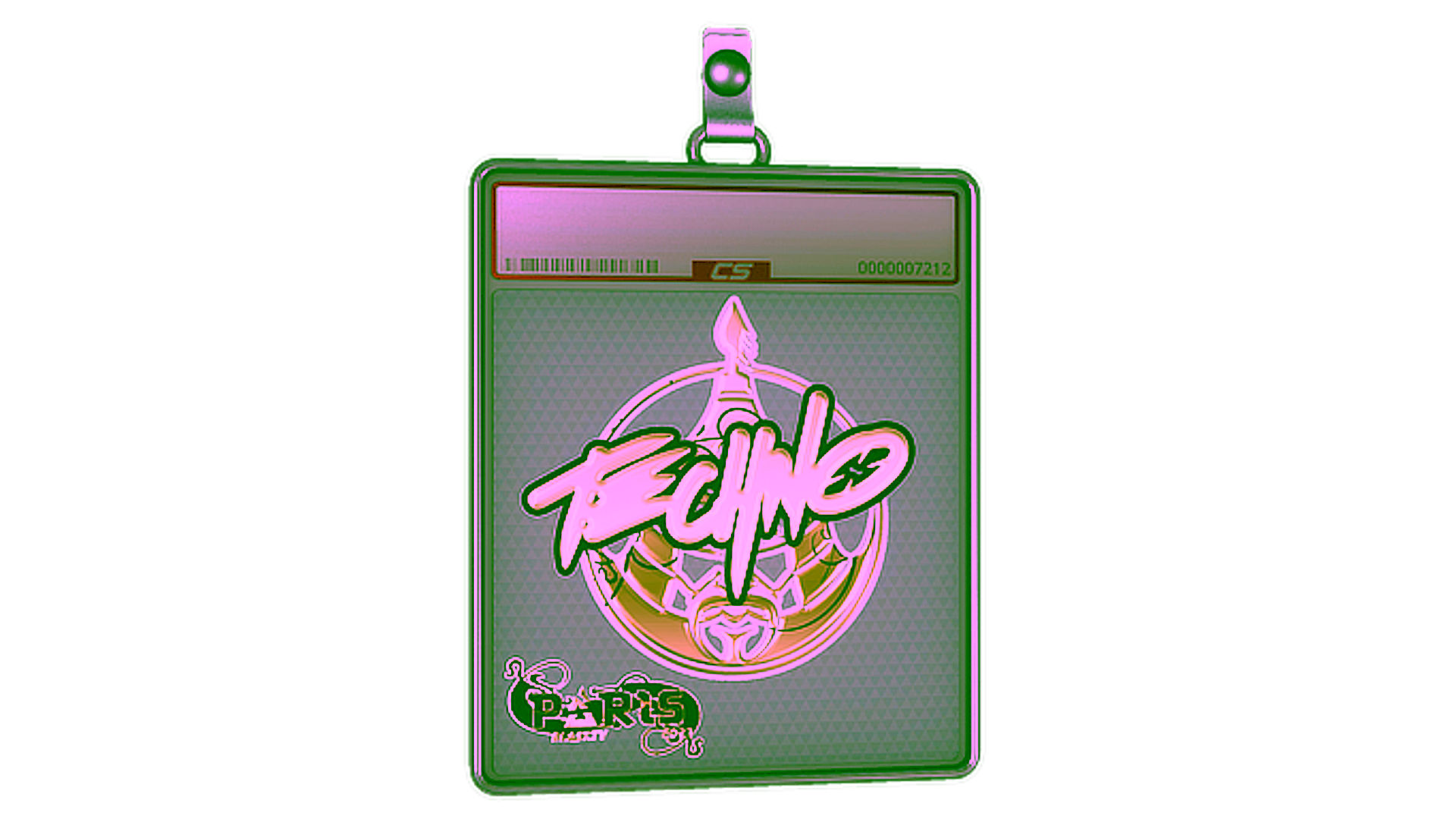 Display for Sticker Slab | Techno4K (Gold) | Paris 2023