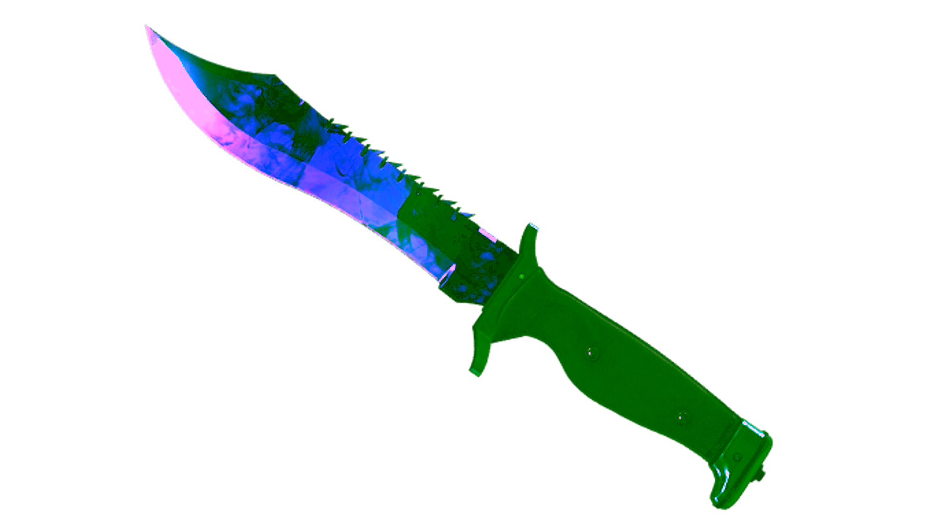 Display for ★ StatTrak™ Bowie Knife | Doppler Sapphire (Minimal Wear)