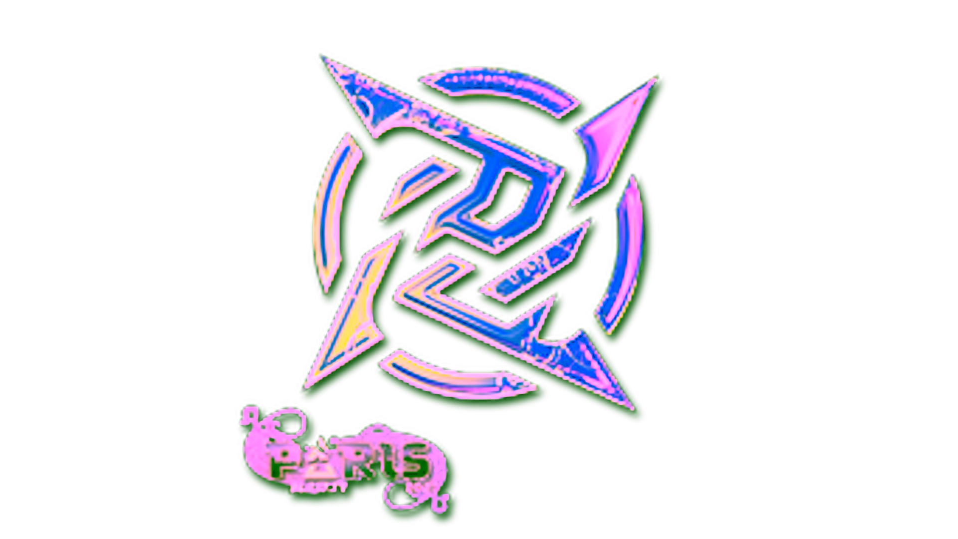 Display for Sticker | Ninjas in Pyjamas (Holo) | Paris 2023