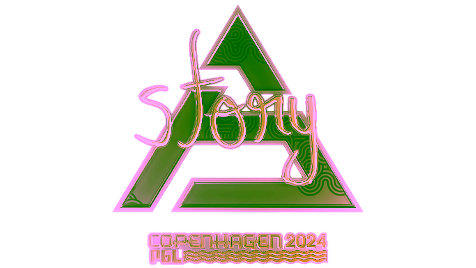 Display for Sticker | story (Gold) | Copenhagen 2024