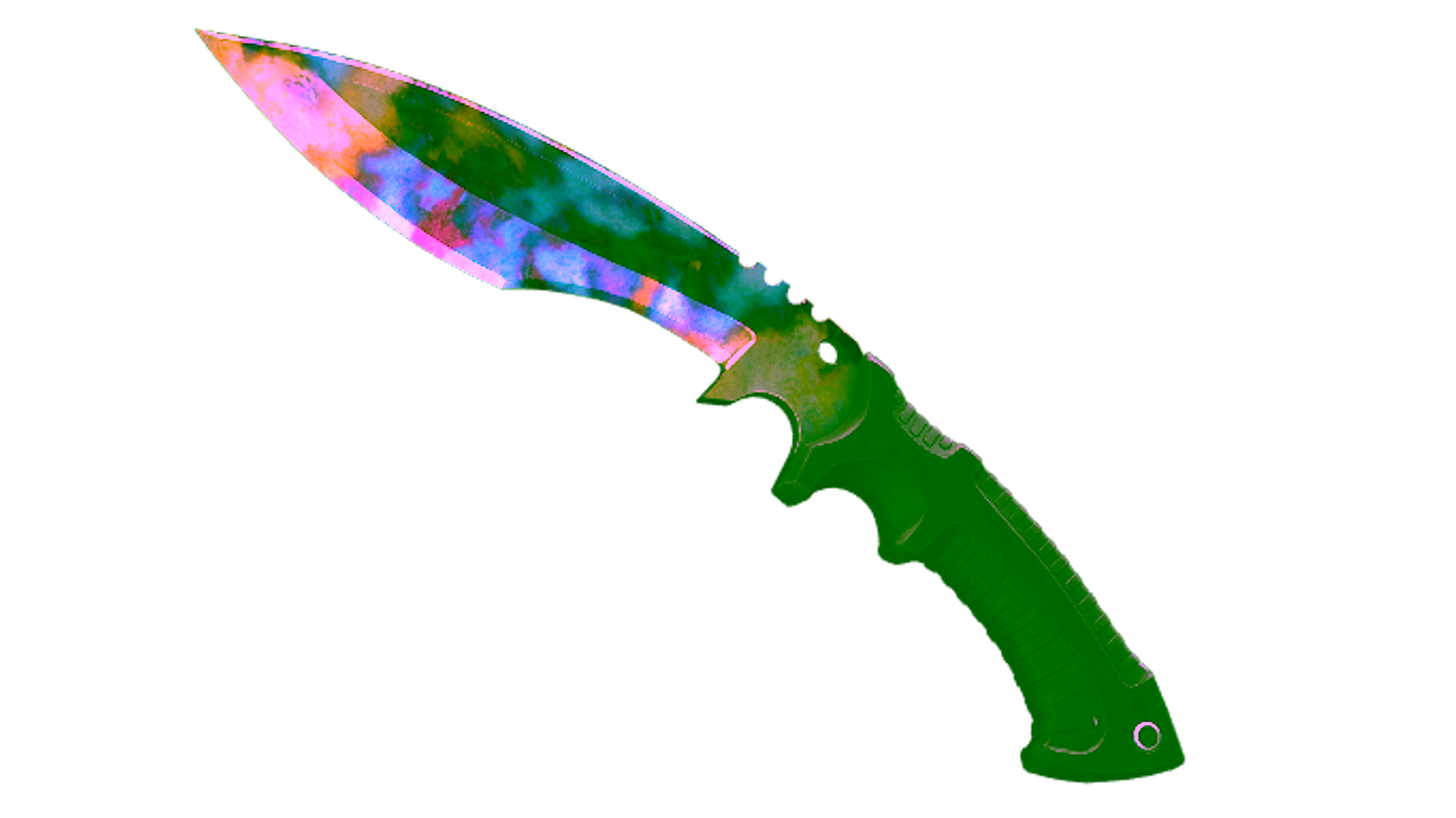Display for ★ StatTrak™ Kukri Knife | Case Hardened (Well-Worn)