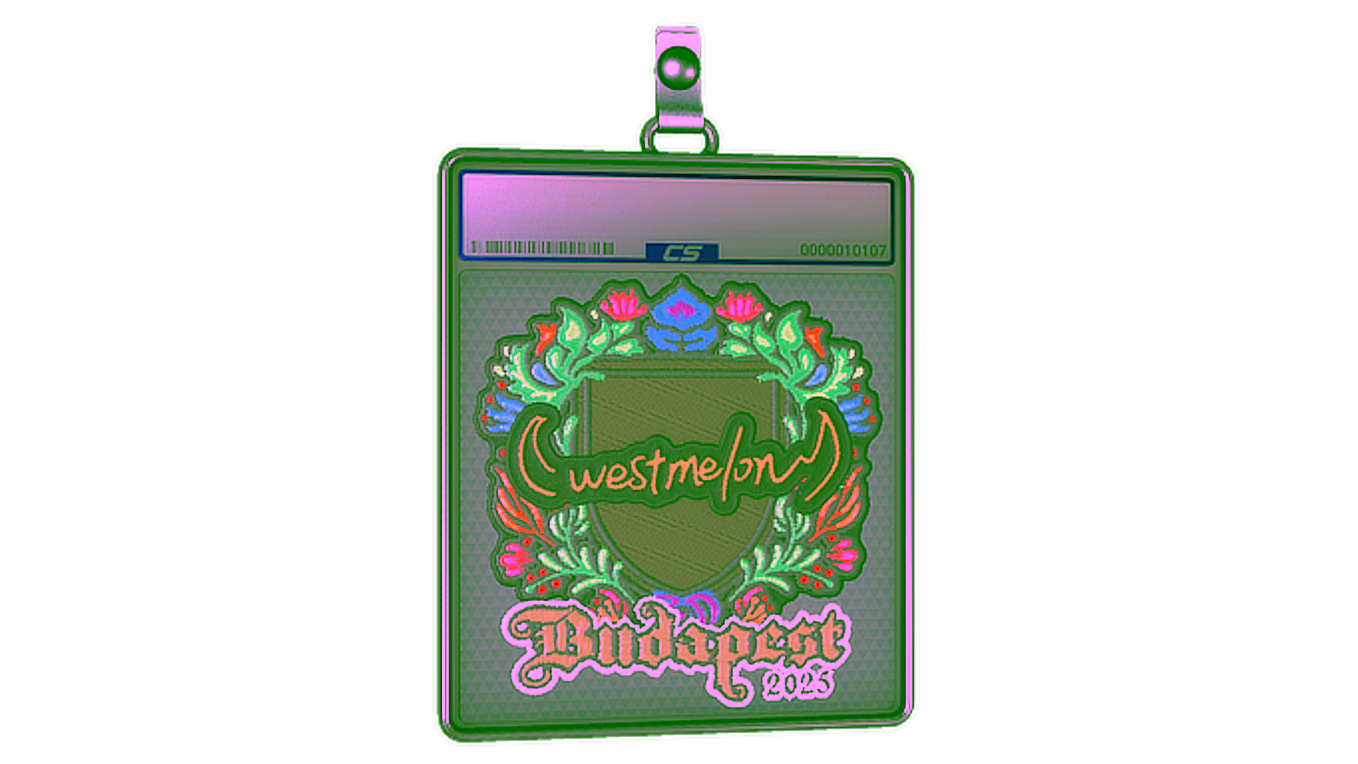 Display for Sticker Slab | westmelon (Embroidered) | Budapest 2025